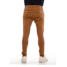 Men Pants - 駝色 - 查看 3