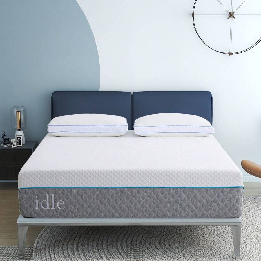 Memory Foam Mattress 12 Inch, Medium Firm Cool Gel Foam Mattress with Breathable Soft Fabric Cover, CertiPUR-US Certified, Made in USA, Supportive & Pressure Relief Mattress Bed in A Box - 12 inch - 查看 1