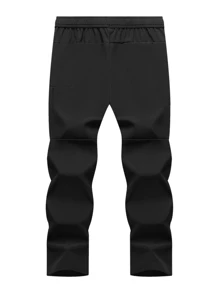Men's Waterproof Outdoor Sports Pants - Black - View 2