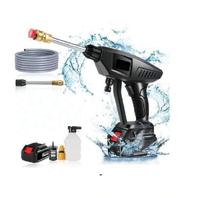 Pistola Da Água Lavadora Alta Pressão Recarregável Portátil