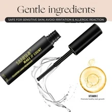 Sanishi Diy 睫毛嫁接套裝,包括 144 個睫毛夾、睫毛膠和密封劑、睫毛刷簇、睫毛膠去除劑、睫毛塗抹器和睫毛刷,用於 Diy 睫毛嫁接(自然風格) - 黑色 - 查看 7