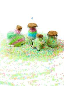 彩色發光發亮沙適合萬聖節DIY裝飾,室內&戶外夜光沙,英寸 - 彩色 - 查看 1