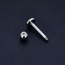 Labret Barbell 10PCS Monroe Lip Barbell Ring Helix Earring Tragus Cartilage Studs Surgical Steel Piercing Jewelry for Women Men