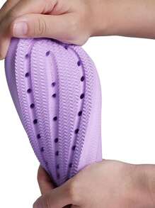 Chanclas Sandalias de Mujer con Plataforma Descanso - Morado - Ver 3