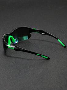 1入組男士騎行專用偏光太陽眼鏡，適用於戶外活動和街頭風格 - 綠色 - 查看 3