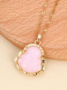 Mặt dây chuyền - Màu Hồng baby - Xem 2