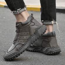 Botas De Hombre - Gris - Ver 3