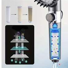 創新家用的淋浴配件帶淋浴噴頭,三模式,高壓力,手持,輕敲適用於浴室浴缸