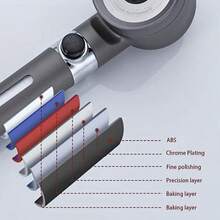 創新家用的淋浴配件帶淋浴噴頭,三模式,高壓力,手持,輕敲適用於浴室浴缸