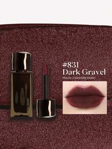 JOOCYEE 831號啞光天鵝絨黑色口紅,輕盈質地,不易脫色,持久 - #831暗砂 - 查看 2