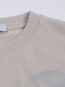 Tops con trai Lá thư Giải trí - Màu Khaki - Xem 8