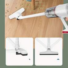 Vacuum Cleaner Household Handheld Wireless Large Suction Small Suitable For Floor, Carpet, Floor Tile - White - View 10