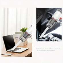 Vacuum Cleaner Household Handheld Wireless Large Suction Small Suitable For Floor, Carpet, Floor Tile - White - View 8