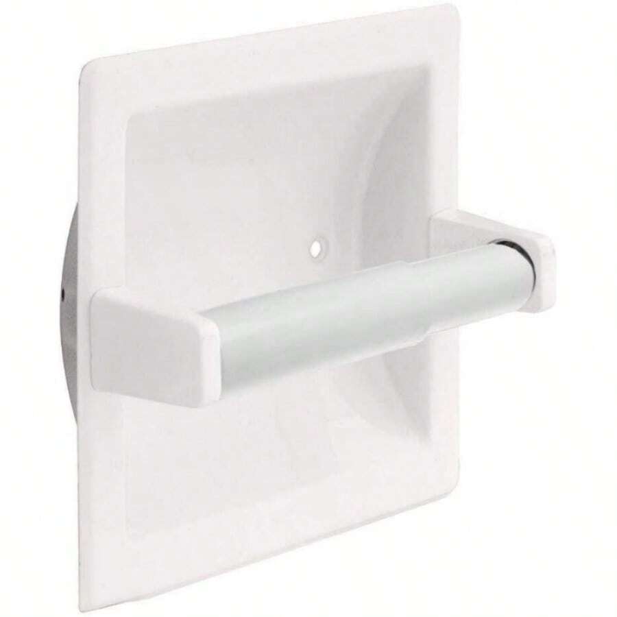 1 Piece Toilet Paper Holder Roller Replacement Plastic Spring Loaded