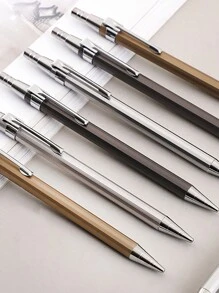 1pc Metallic Mechanical Pencil Back To School - Multicolor - View 4