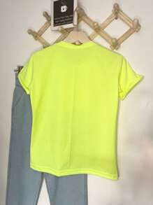 Women T-Shirts - 青檸色 - 查看 5