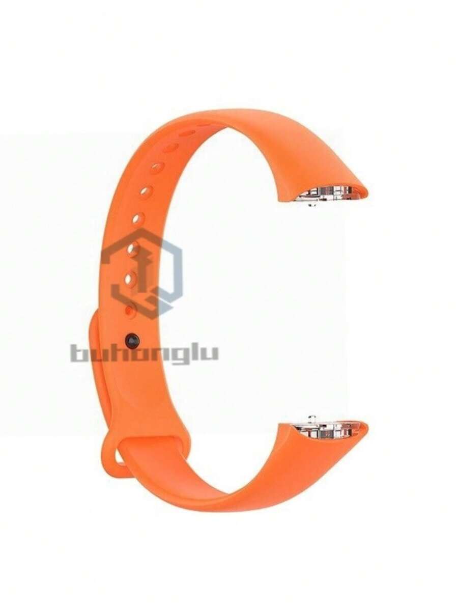 pulseira silicone sport compativel para Samsung Watchband Galaxy SM-FIT R370 - Laranja - Visão 1