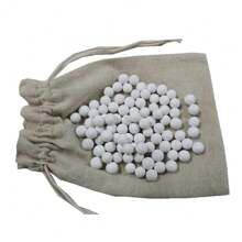 500g Ceramic Baking Stone, 1cm In Diameter, With Storage Bag, For Home Baking, Pizza, Pie, Fruit Tart, Cake Crust Making And More - Beige - View 6