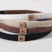 4pcs Girls' Cute Rabbit Ear & Knitted Hair Hoop For Daily Wear, Autumn/Winter - Multicolor - View 5