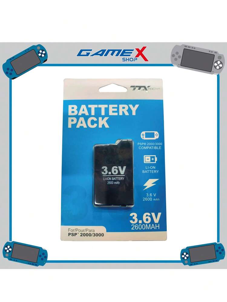 Batería PSP 2000 / 3000 - Negro - Añade 2