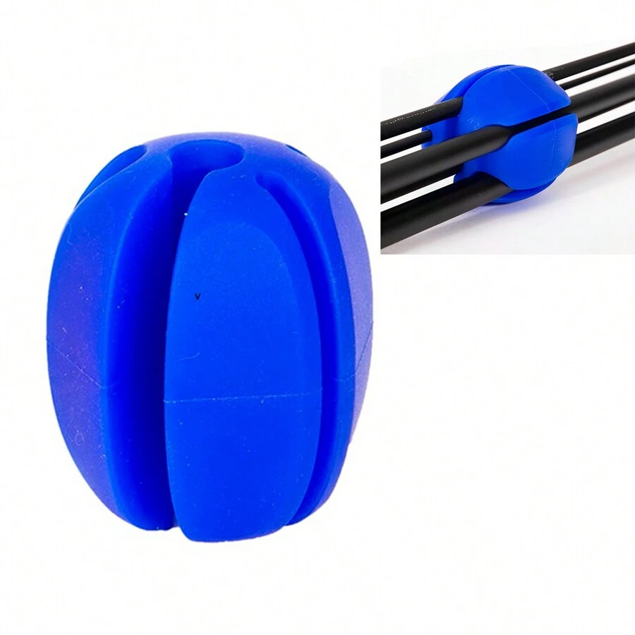 1pc Fishing Rod Buckle Holder For Use On Rod Ties - Blue - View 1