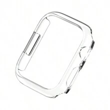 Compatible With Apple Watch Apple Ultra Case, Watch8/Apple Series 10 42mm/46mm PC Hollow-Out Watch Protective Case - Clear - View 2