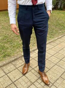 Men Suits - 藏蓝色 - 查看 4