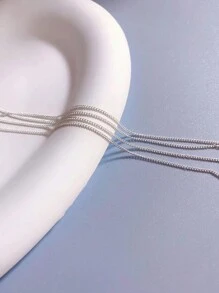 1 Bag Of Nails Decoration Art Chain, 1-Meter-Long Nails Decoration Art Chain Design, Chain Design, Nail Art Decoration, Y2K, Punk Style, Diy, Japanese And Korean Popular Styles, Nails Salon Nail Supplies Nail Charms Nail Gems