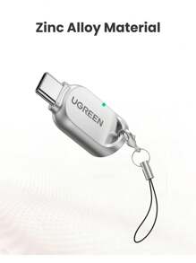 UGREEN USB C 读卡器 TF Micro SD Type C 3.1 OTG 内存卡读卡器适配器适用于华为 Micro SDHC SDXC 读卡器 - 銀色 - 查看 8