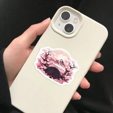 50 件/包 日本紙扇防水 Diy 創意貼紙適用於筆記本電腦電腦手機智能手機手機殼吉他桌面杯旅行摩托車汽車配件玩具禮品 - 彩色 - 查看 5