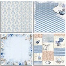 24 Hojas De Papel De Scrapbooking Elegante Y Con Estilo Shabby Chic, Paquete De Papel Decorado De 6" X 6", Papel De Fondo Para Manualidades Y Bricolaje - Multicolor - Ver 2