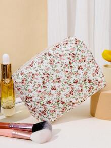 Large Capacity Makeup Bag With Ditsy Floral, Y2K Aesthetic Handheld Cosmetic Bag, Portable Makeup Tool Bag, Foldable Travel Cosmetic Organizer Pouch For Women, Makeup Bag Makeup Pouch Skincare Bag Toiletry Bag Packing Cubes, Travel Essentials Cruise Essentials Storage Makeup Organizer Makeup Case Makeup Travel Toiletry Organizer Essentials Gifts Storage Zipper Accessories Nail, Bag, Vanity, Make Up Pouch, Travel Essentials, Pouch Bag, Vanity Accessories, Small Makeup Bag, Cosmetic Bag, Large Capacity, Large Makeup Bag,Christmas Gifts,Pouch,Travel,Gifts For Women,Women's Necessaire,Travel Essential,Pouch,Clutch / Small Handbag,Necessaire,Makeup Organizer,Makeup Organize,Pouch,Brush Holder,Mini Pouch,Large Capacity Pouch