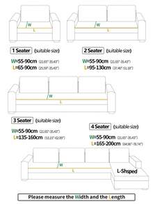 1件全通季節彈性織面沙發罩,帶有現代風格的防滑沙發保護套,適用於l型沙發和1/2/3/4座椅,客廳家具 - 淺灰色 - 查看 3
