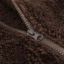 1pc Toddler Girls' Cute Sporty Casual Furry Warm Coffee Colored Coat For Autumn/winter - Coffee Brown - View 4