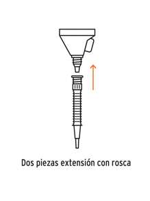 500 Ml Plastic Funnel, Flexible Neck With Filter - 黑色 - 查看 6