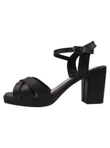 Women Heeled Sandals - màu đen - Xem 4
