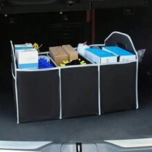 Bolsa De Almacenamiento Organizadora De Maletero De Automóvil - Negro - Ver 5