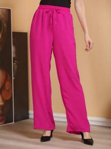 Women Pants - Màu Hoa hồng đỏ - Xem 4