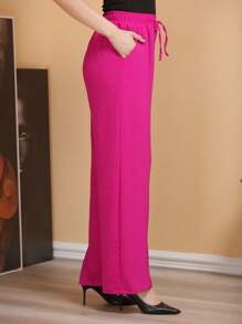 Women Pants - Màu Hoa hồng đỏ - Xem 5