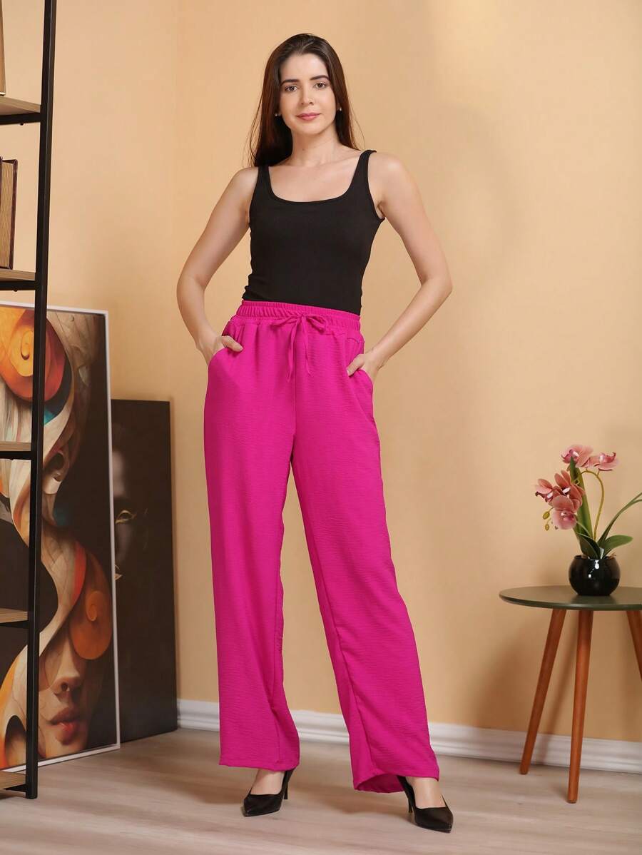 Women Pants - Màu Hoa hồng đỏ - Xem 1