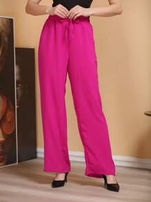 Women Pants - Màu Hoa hồng đỏ - Xem 3