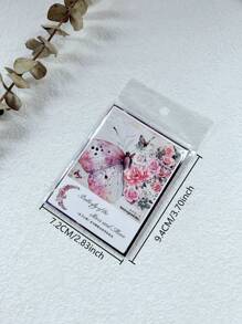 Bộ 30 miếng dán trang trí hình hoa bướm, dùng cho sổ tay, đồ dùng làm quà tặng học tập, sticker vui nhộn, sticker dán laptop, sticker dán điện thoại Kindle. - Nhiều màu - Xem 5