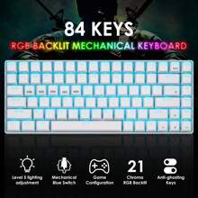 Teclado - Blanco azul - Ver 5