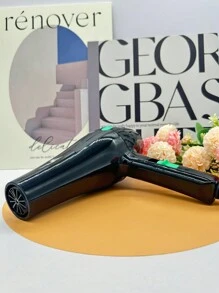 1050W 黑色和绿色圆点吹风机，带 3 个可调节设置，10,000 RPM 强力快速干燥恒温吹风机