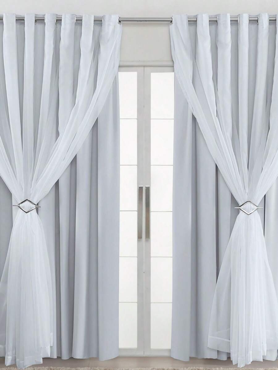 Curtains - White - View 1