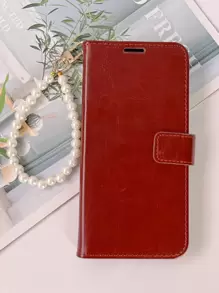 經典防摔手帶保護手機殼,兼容蘋果、三星、小米、oppo、vivo - 巧克力棕 - 查看 1