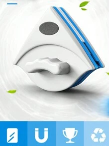 Chất tẩy rửa cửa sổ từ tính - Màu xanh lam - Xem 4