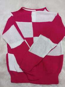 Women Sweaters - Màu Hồng Tươi - Xem 1