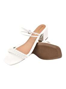 Women Heeled Sandals - trắng - Xem 4