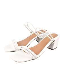 Women Heeled Sandals - trắng - Xem 2